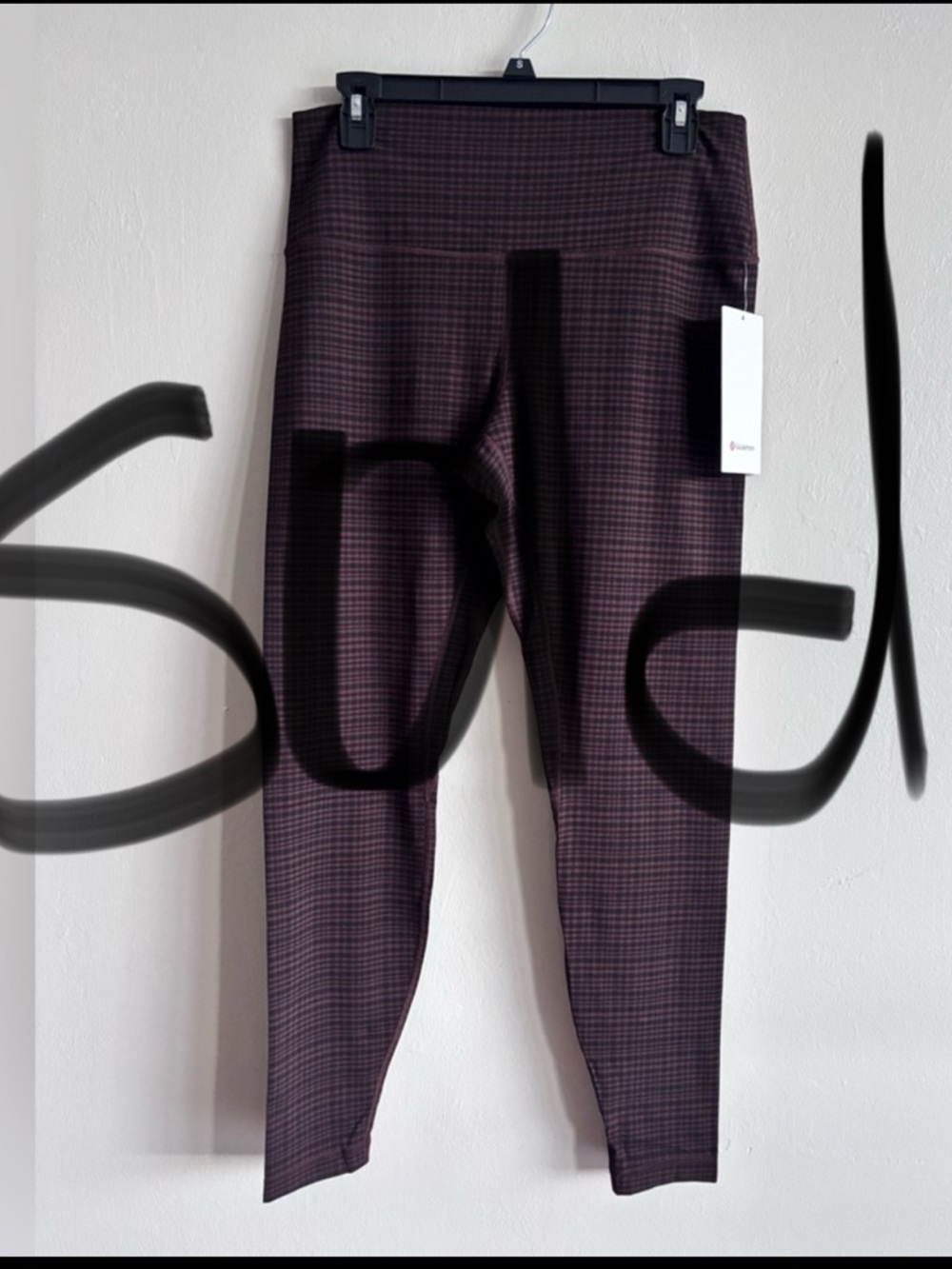 Lululemon Align HR Pant 28” Size 12 Leggings GGLC NEW! Black Brown Pattern